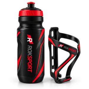 Roksport Water Bottle and Cage Set