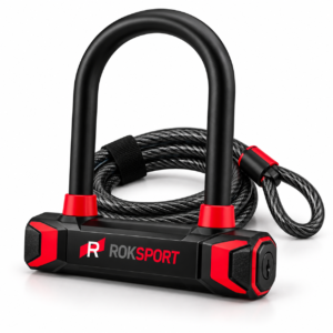 Roksport U-Lock with Cable